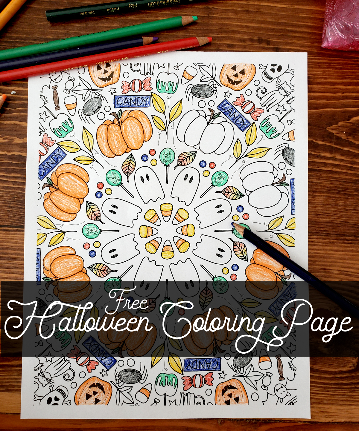 Free Halloween Coloring Sheet | Black Currant Creative