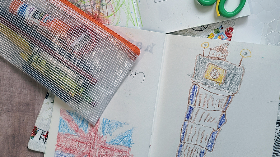 How to make a travel journal for your child: An easy DIY memento of your  travels